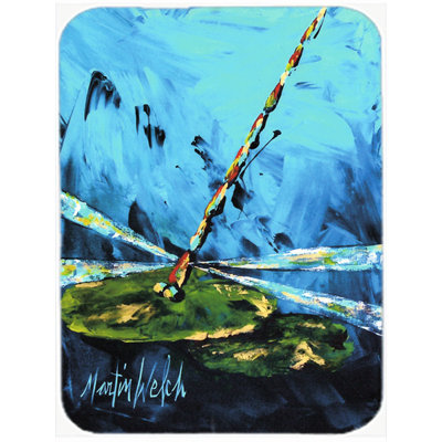 August Grove® Dragonfly Tempered Glass Cutting Board