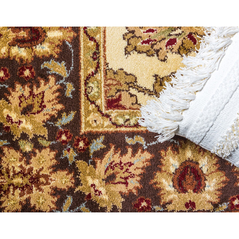 Tapis oriental beige / brun Niles, Rectangle 3 pi 3 po x 5 pi 3 po