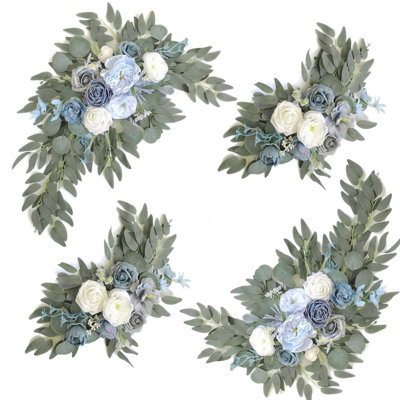 Ensemble de 4 fleurs artificielles pour mariage
