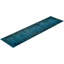 Tapis bleu noué à la main de conception unique Holsworth - bleu