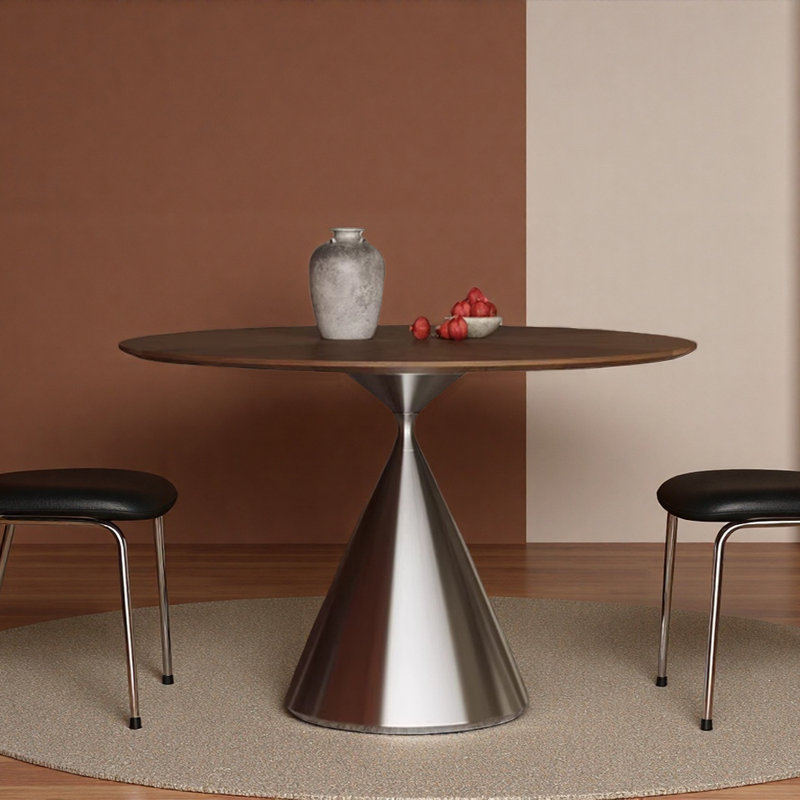 Table ronde simple et rétro multifonctionnelle, H 29,52 po x L 47,24 po x l 47,24 po