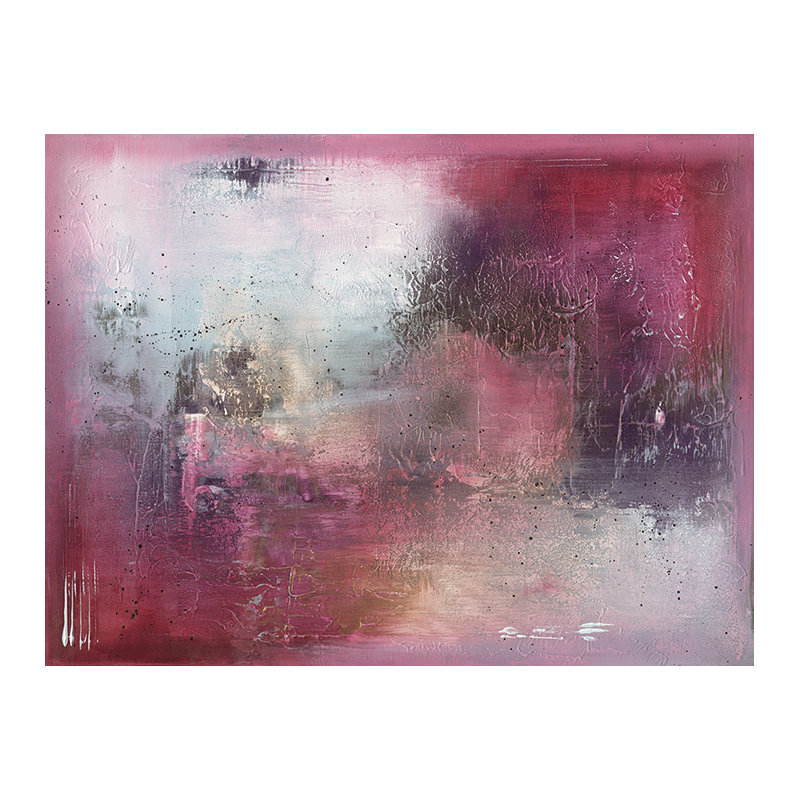 Plum Fusion - No Frame Print, Wrapped Canvas, 60cm H x 80cm W