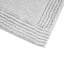 Tapis pour salle de bain réversible 100% coton 3000 g / m², gris 21 po x 34 po, doux et tendance-131221372