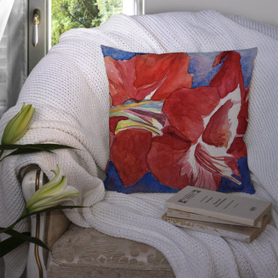 Amaryllis Indoor/Outdoor Throw Pillow