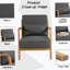 Canapé confortable de style Mid-Century moderne avec fabrication en bois robuste-40180003