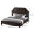 Vegan Leather Platform Bed-787054202-787054197
