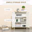 Armoire de rangement, tablettes réglables, armoire à 2 portes