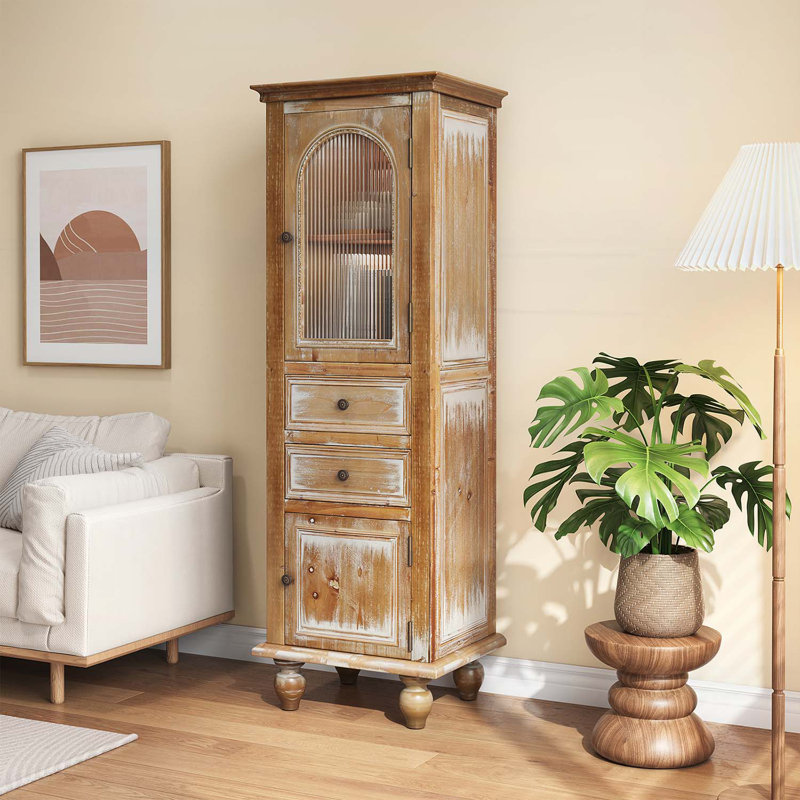 Armoire de rangement Farmhouse, Brun rustique