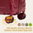 20 Inch Abs Hard Shell Checked Luggage Scratch Resistant With 4 Spinner Wheels & Combination Lock