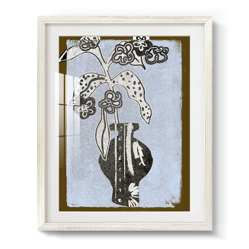 Marble VII - toile tendue avec châssis, H 28,5 po x l 20,5 po, Blanc