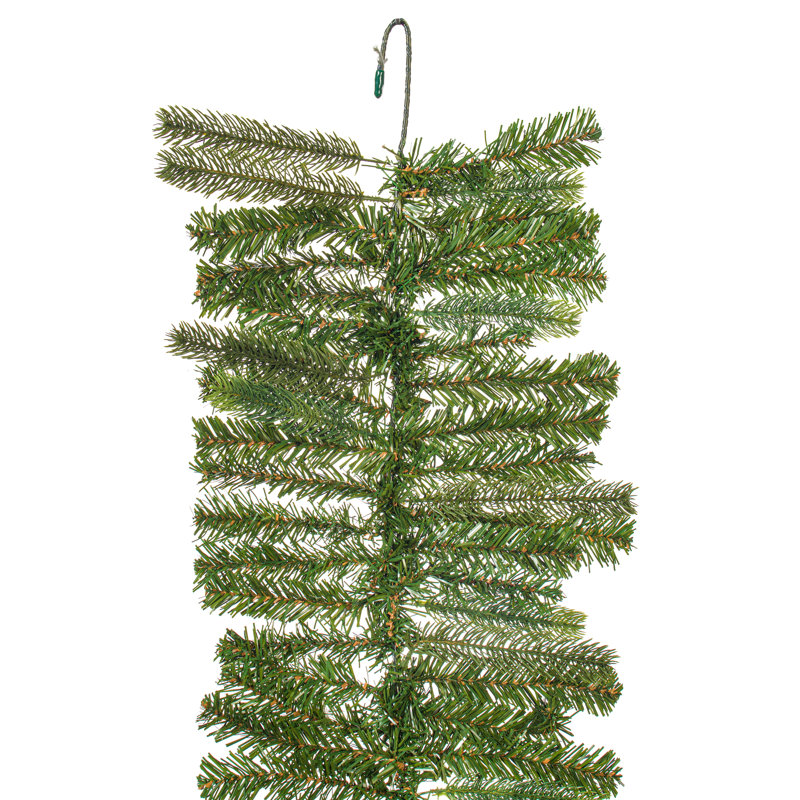 Guirlande 9 'x 14 "en épinette artificielle non éclairée avec 240 pointes réalistes en PE / PVC