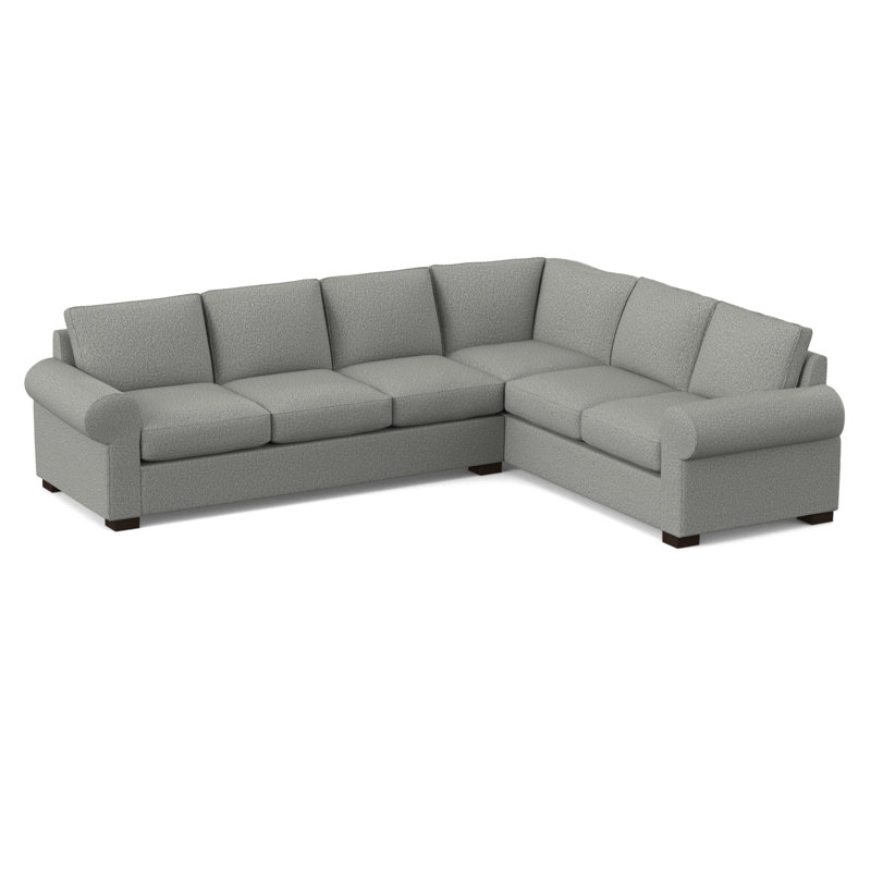 119" Wide Sleeper Corner Sectional, Innerspring, Connelly Dove