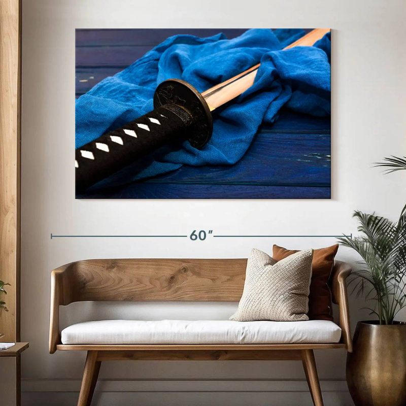 Samurai Sword, 34" H x 51" W