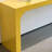 Modern Yellow Rectangular Wooden Console Table