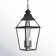 Jackson 4-Light Outdoor Hanging Lantern in Matte Black with Gold Highlights