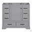 Meuble-lavabo 36 po sans lavabo, base d'armoire seulement, six tiroirs, tablette réglable-714568765