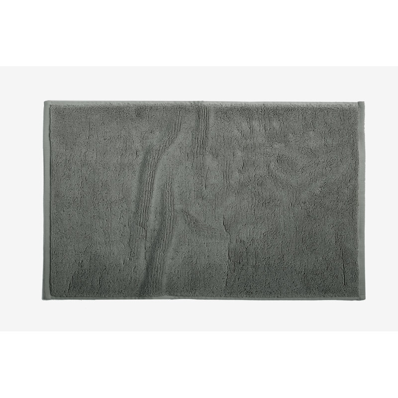 Cloud Loom Organic Bath Mat, Slate, 36" L x 24" W