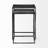 Fraley Iron Top End Table