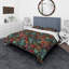 Ensemble de housse de couette en designarts superposées de fleurs et baies fines-35228111