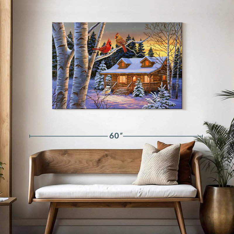 Lilie Rustic Retreat, 30" H x 45" W