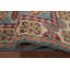 Tapis bleu clair à motif géométrique Kazak