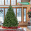 Arbre de Noël artificiel 7 pi, épinette à charnière non éclairée de qualité supérieure avec 2231 branches