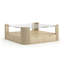 Love Square Cocktail Table - Dark Chocolate-2002872776