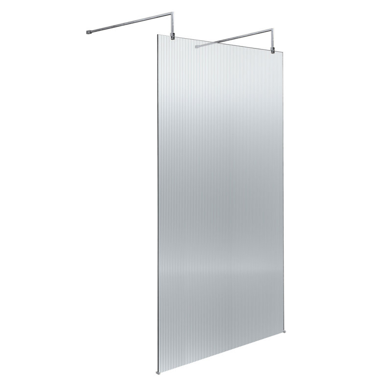 970 mm W Walk In Frameless Wet Room Glass Screens