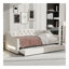 Upholstered Daybed with LED Belt and Trundle-195470660
