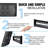 ELG E600 Fixed TV Wall Steel Mount with Max VESA 600X400mm Automatic Locking for 32 to 86 inch TVs