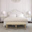 Lampe de table blanche 17,5 "
