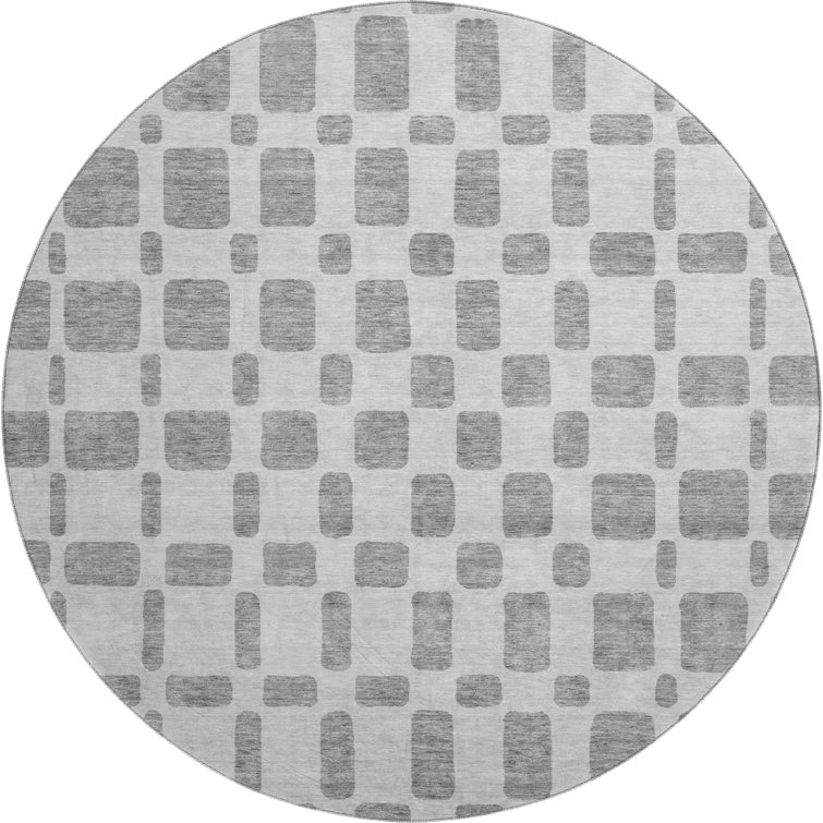 Premium Machine Washable Prisco Gray Rug