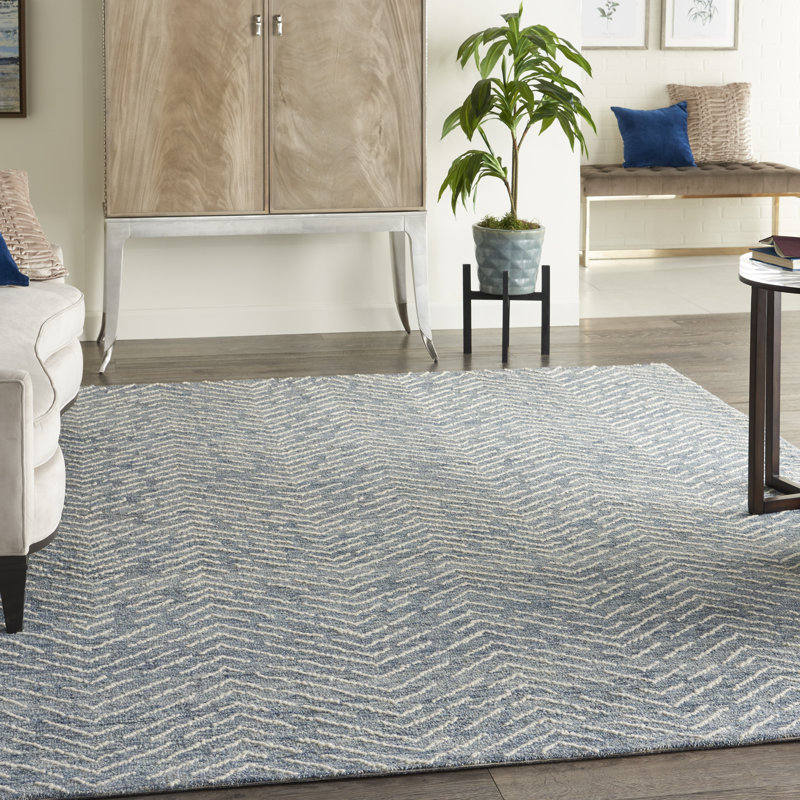 Jambi Chevron Hand Woven Area Rug, Rectangle 236 x 297cm 