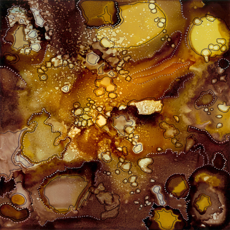 Chestnut Illumination II - Wrapped Canvas Print, 30cm H x 30cm W