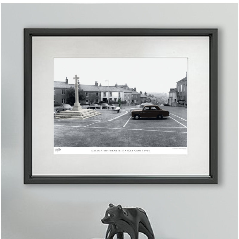 Dalton-in-Furness, Market Cross 1966 by Francis Frith - Single Picture Frame Print, 28cm H x 36cm W x 2.3cm D