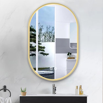 Miroir de salle de bain mural tendance