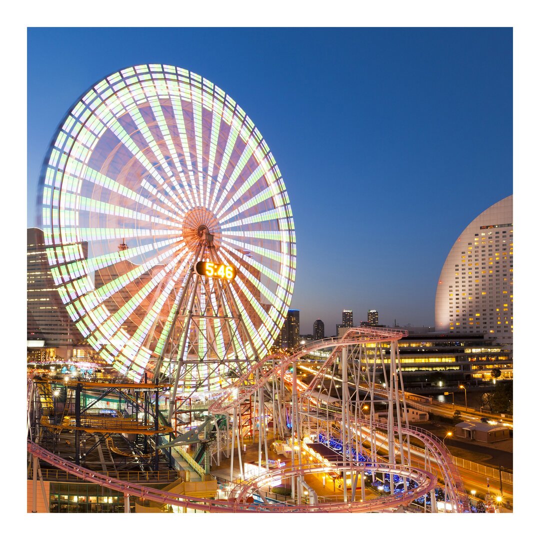 Seidenmatte Fototapete Yokohama Waterfront