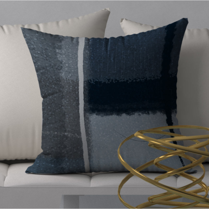 Housse de coussin décorative carrée indéniablement riche, H 20 po x l 20 po