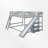 Ikeoluwa Kids Full Over Full Bunk Bed-684898050