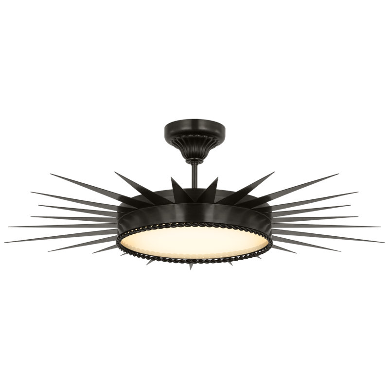 Soleil 1 - Light LED Semi Flush Mount by Suzanne Kasler