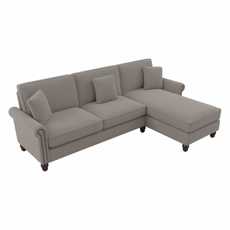Canapé modulaire réversible de 102 po Atifah, Polyester beige
