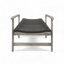Chaise longue en rotin PE