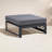 Lisbeth Pawni Teak Outdoor Ottoman with Custom Cover