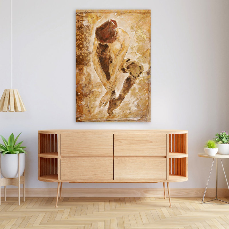 Repose - art figuratif, H 48 po x l 32 po