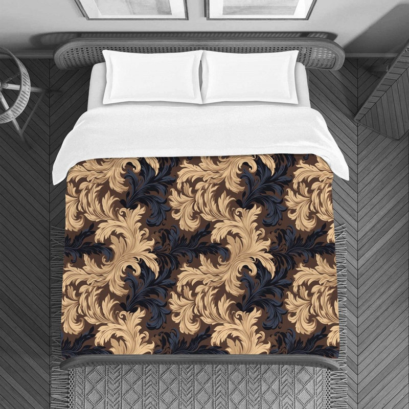 Polyester Machine Printed Duvet Cover, Queen Duvet Cover