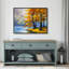 Two trees by the lake - 36"x48" Framed canvas