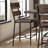 Birdsall Upholstered Counter Stool with Steel Frame