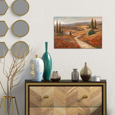 Fields Of Color by Ruane Manning - Wrapped Canvas Painting
