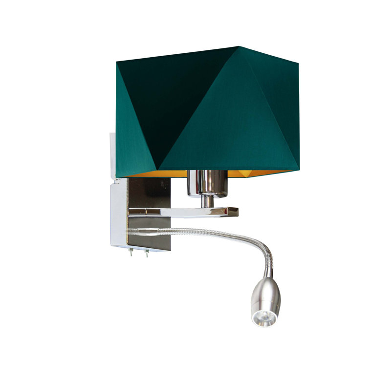 Tuley LED Armed Sconce, Green