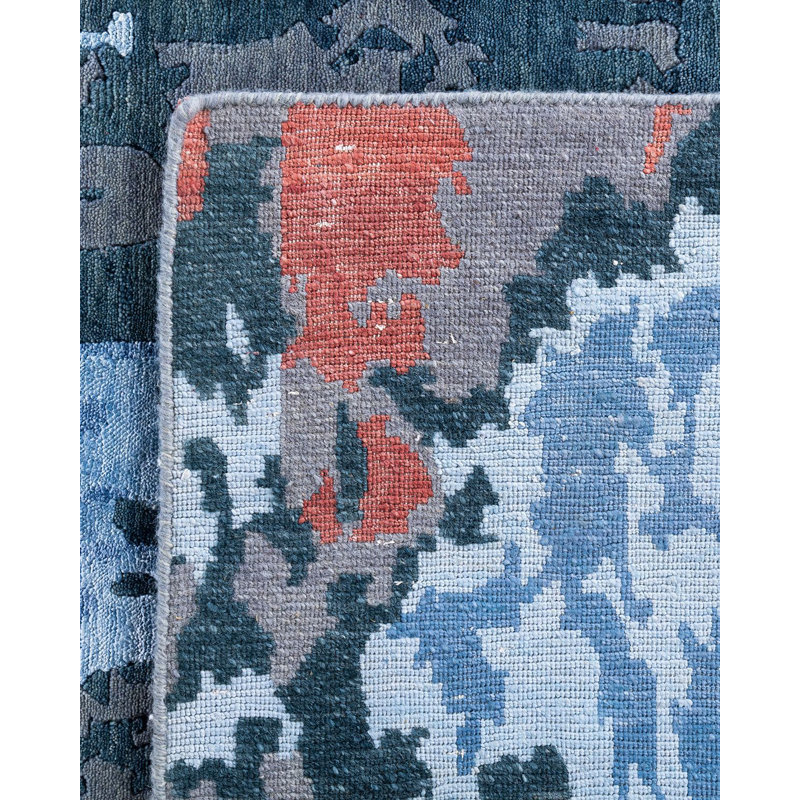 Overdyed One-of-a-Kind 8' 1" X 10' 2" Hand Knotted Area Rug